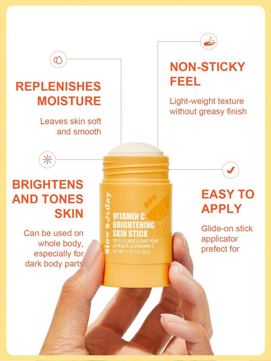 SHEIN SLOWSUNDAYسيروم وكريم فيتامين سي لتفتيح البشرة