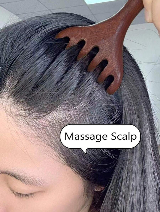 SHEIN مشط تدليك للرقبة والراس لتخفيف التوتر