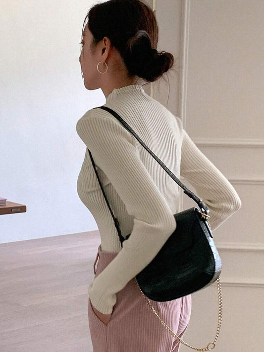 SHEIN كنزة صوفية بيج