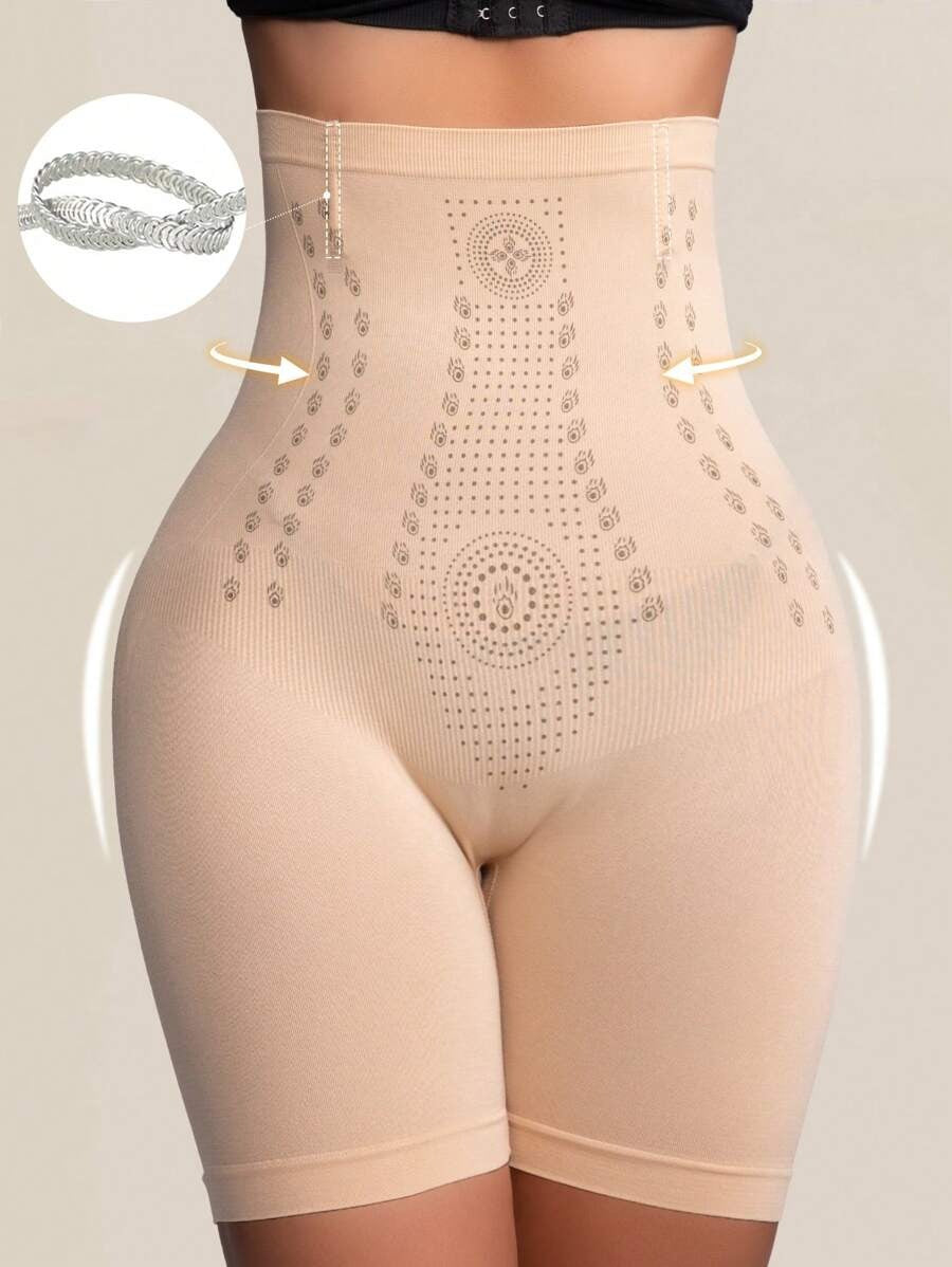 SHEIN شورت تشكيل عالي الخصر للتحكم في البطن وتحديد الخصر