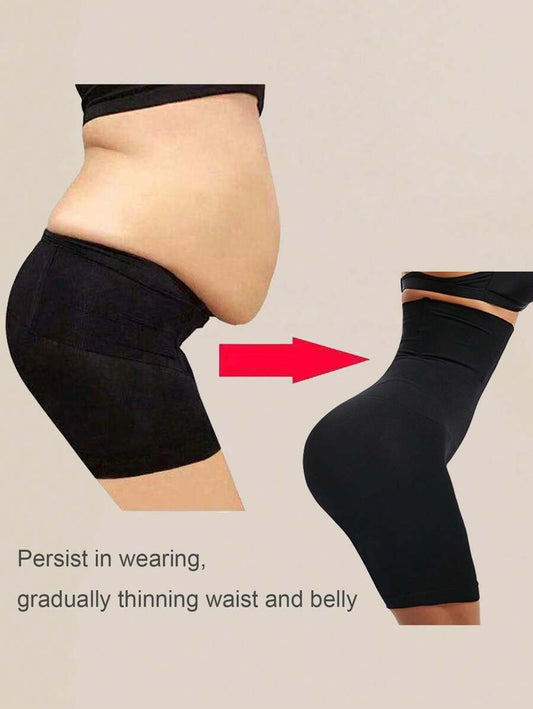 SHEIN شورت نسائي خصر عالٍ مشكل للجسم