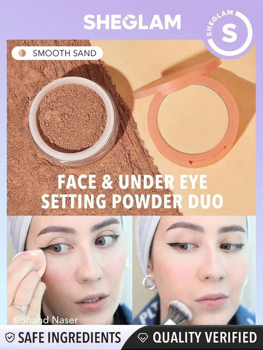SHEGLAM  Smooth Sand بودرة تثبيت