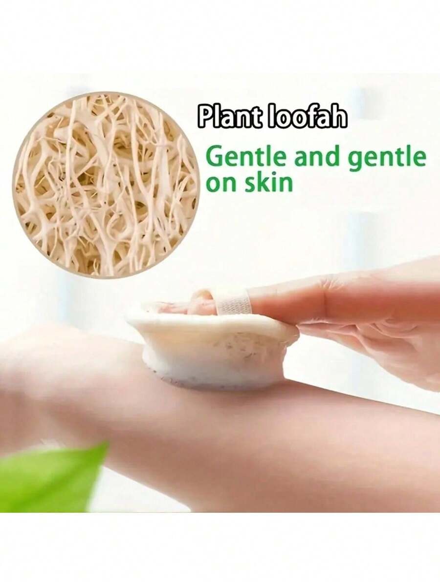 SHEIN وسادة تنظيف وجه من لوفة ناعمة