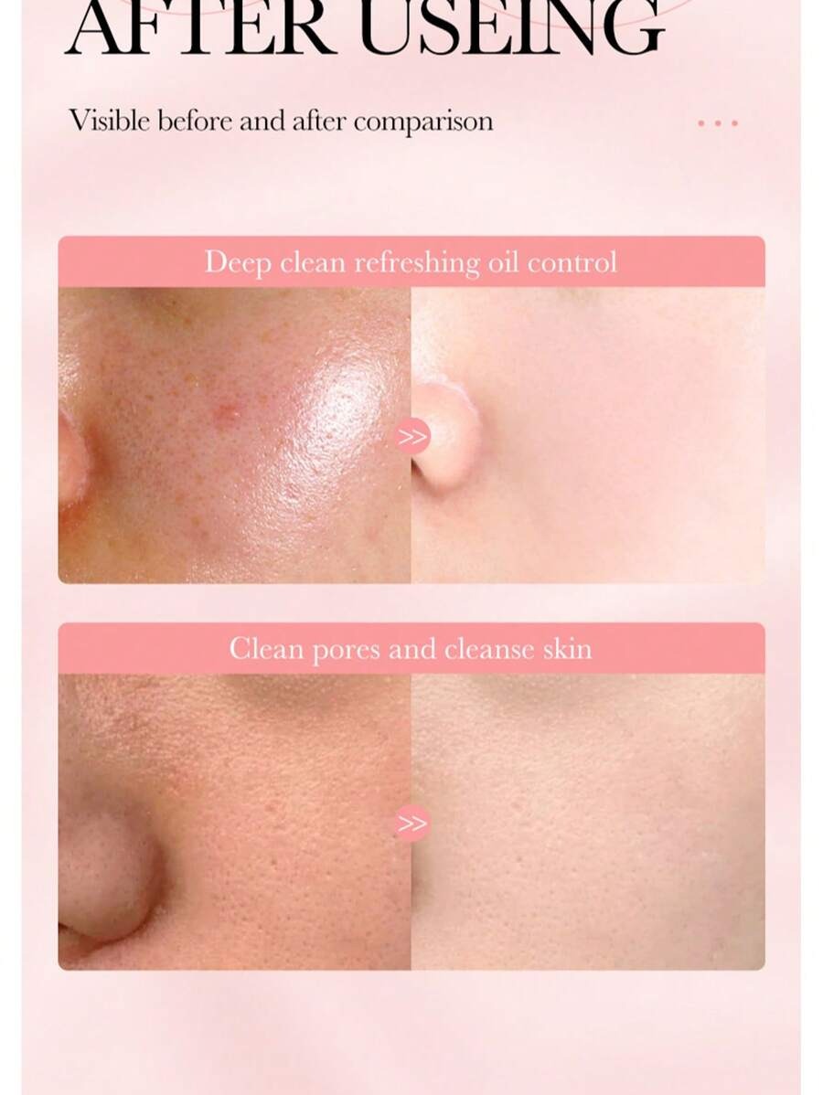 SHEIN منظف وجه كوري بقوام أصلي