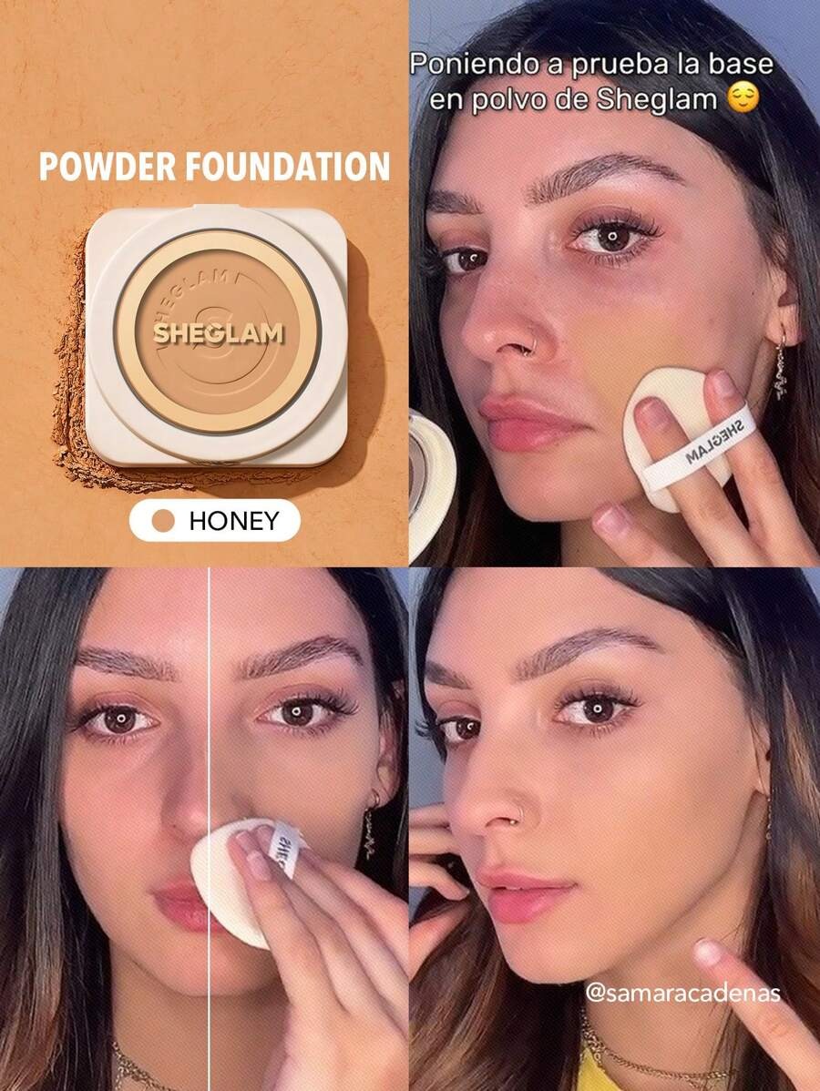 SHEGLAM Honey  بودرة أساس مضغوطة