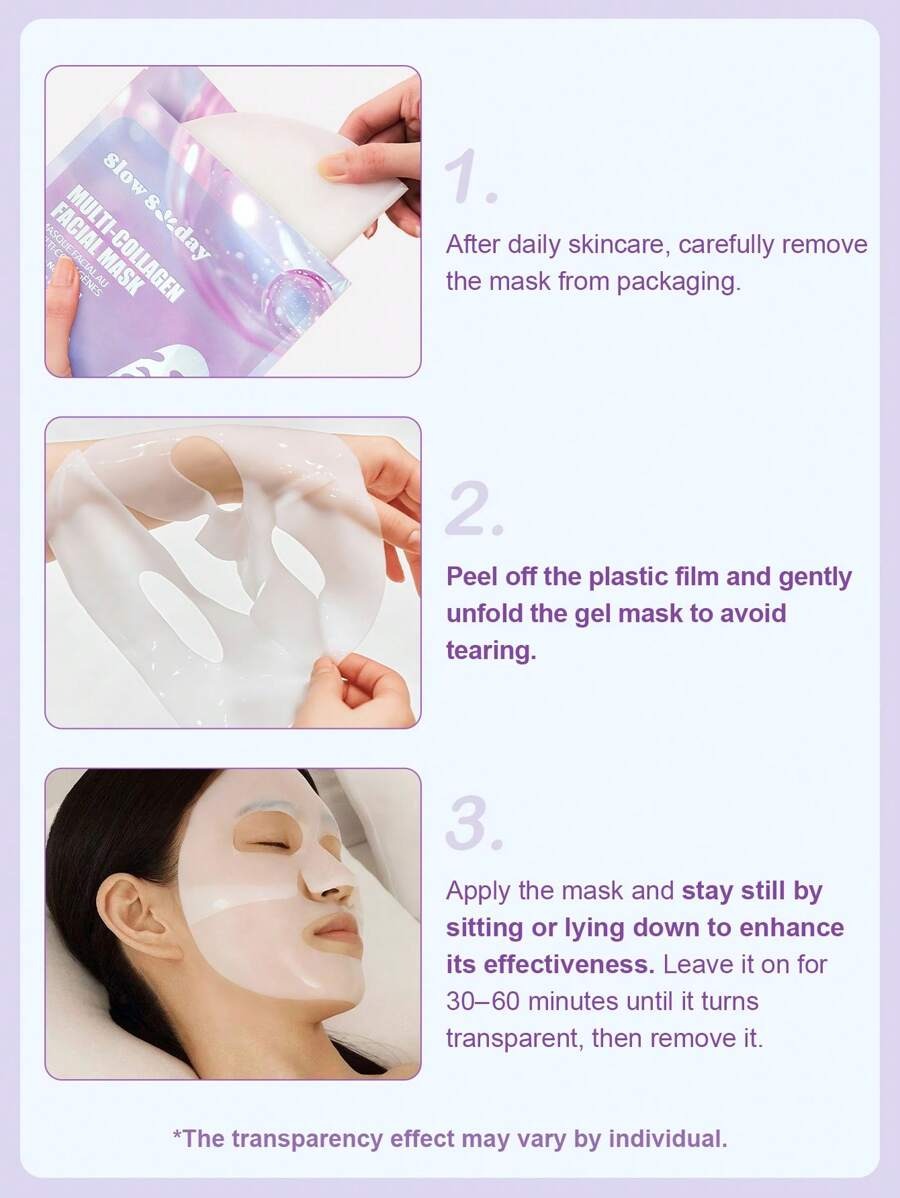 SlowSunday قناع الوجه الكولاجين  ترطيب ونضارة فورية