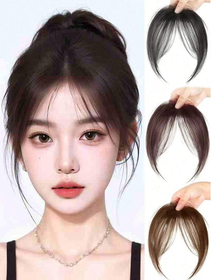 SHEIN طقم شعر مستعار بغرة جانبية طبيعية 8 بوصة