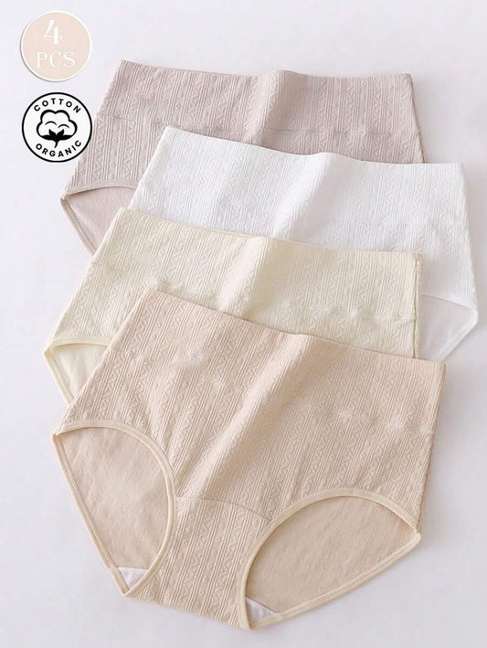 SHEIN طقم 4 سراويل داخلية ناعمة