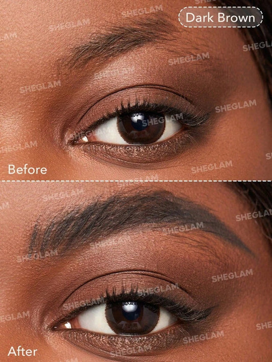 SHEGLAM Dark Brown Boss Brow كريم حواجب مقاوم للماء