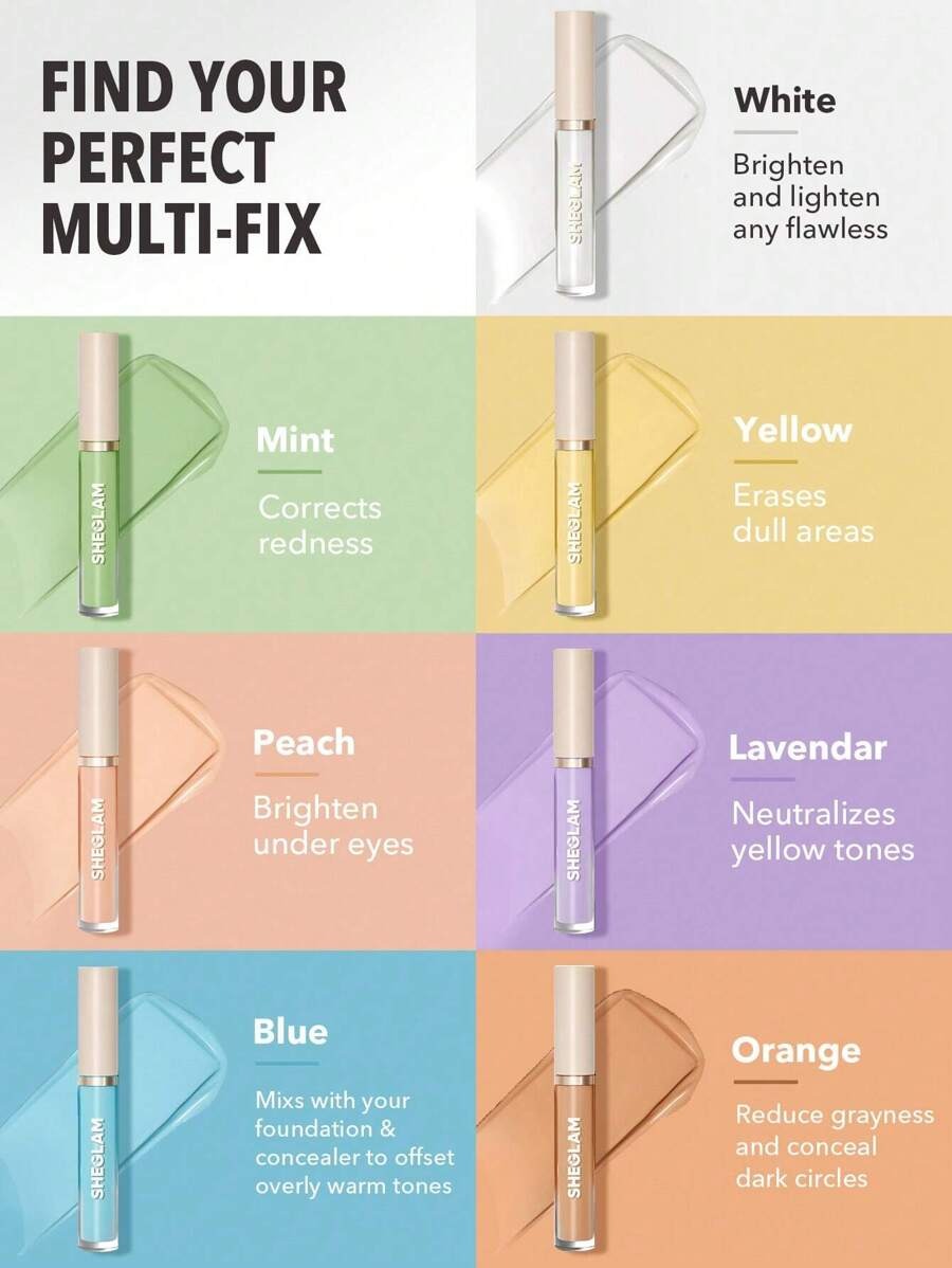 SHEGLAM Like Magic Color Correcting Concealer Blue خافي العيوب السائل