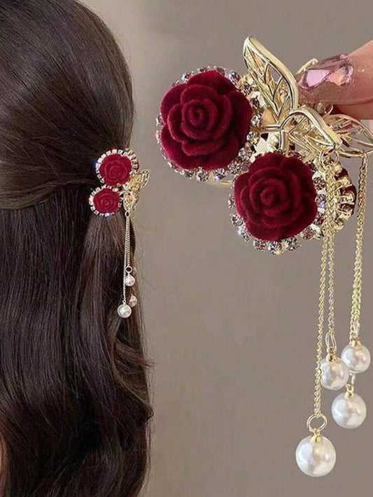 SHEIN مشبك شعر صغير مزين براين