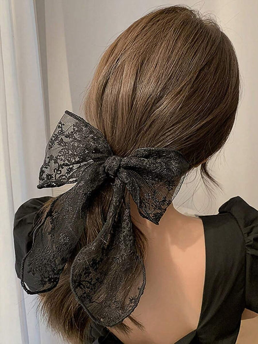 SHEIN مشبك شعر دانتيل بشكل فيونكة