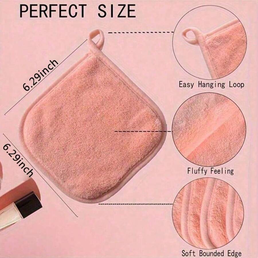 SHEIN  مناشف وجه ناعمة لإزالة المكياج