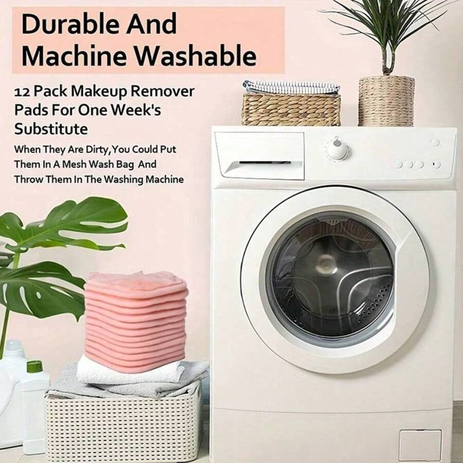 SHEIN  مناشف وجه ناعمة لإزالة المكياج