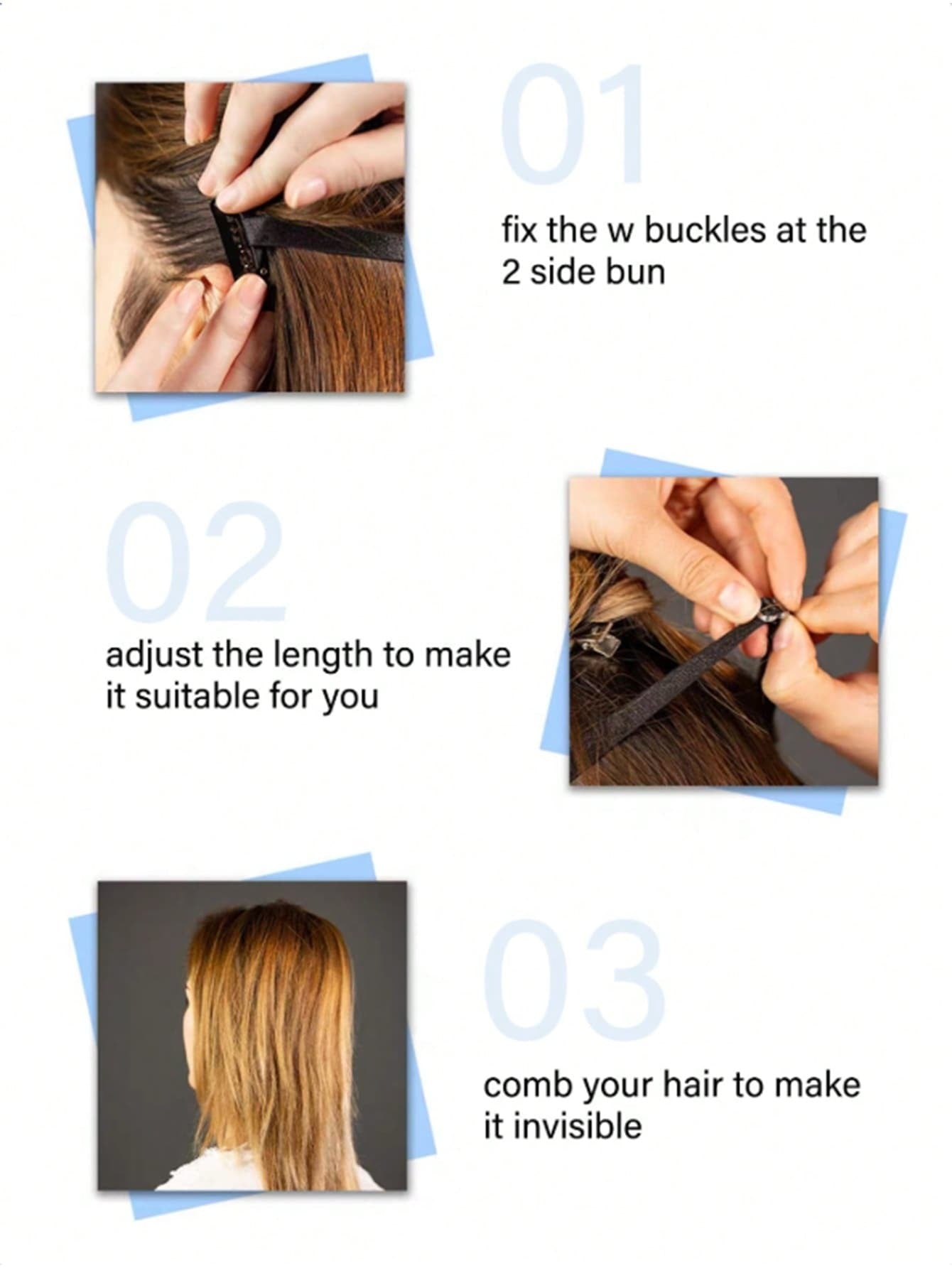 SHEIN حزام شد الوجه الفوري مع دبوس شعر لإزالة التجاعيد