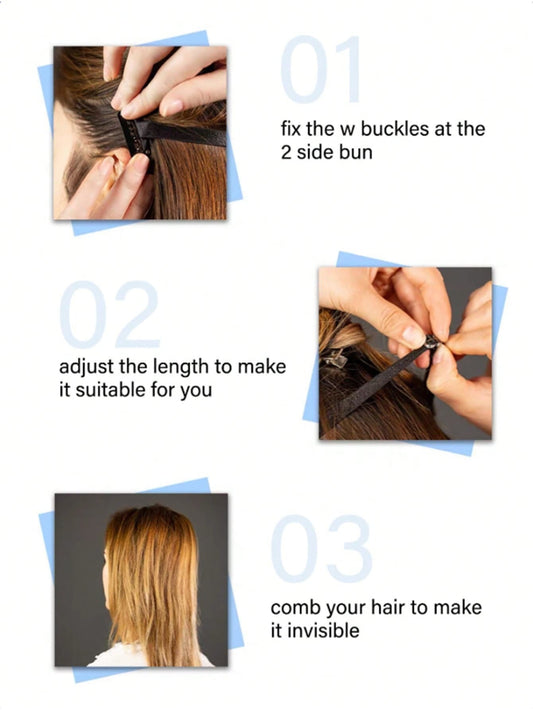 SHEIN حزام شد الوجه الفوري مع دبوس شعر لإزالة التجاعيد