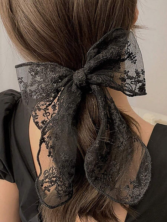 SHEIN مشبك شعر دانتيل بشكل فيونكة