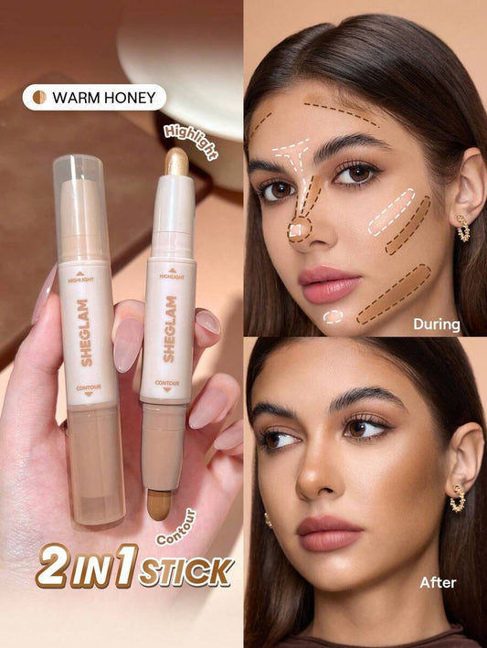 SHEGLAM Warm Honey عصا كونتور وهايلايتر
