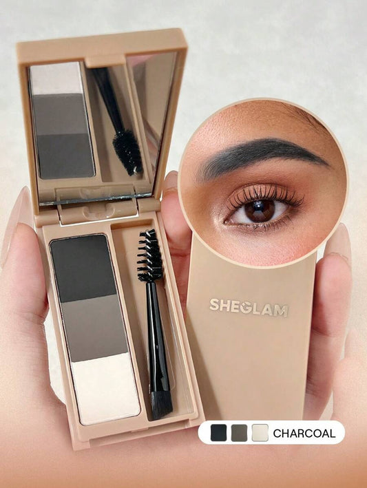 SHEGLAM Puff Charcoal علبة ظلال حواجب