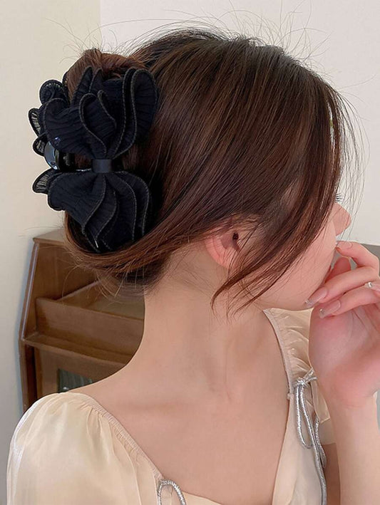 SHEIN مشبك شعر ناعم بتصميم فيونكة أنيق