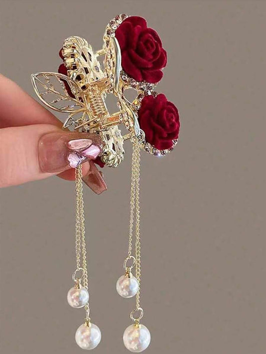 SHEIN مشبك شعر صغير مزين براين