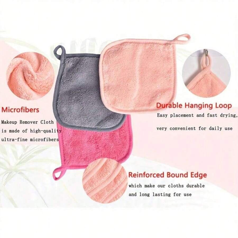 SHEIN  مناشف وجه ناعمة لإزالة المكياج