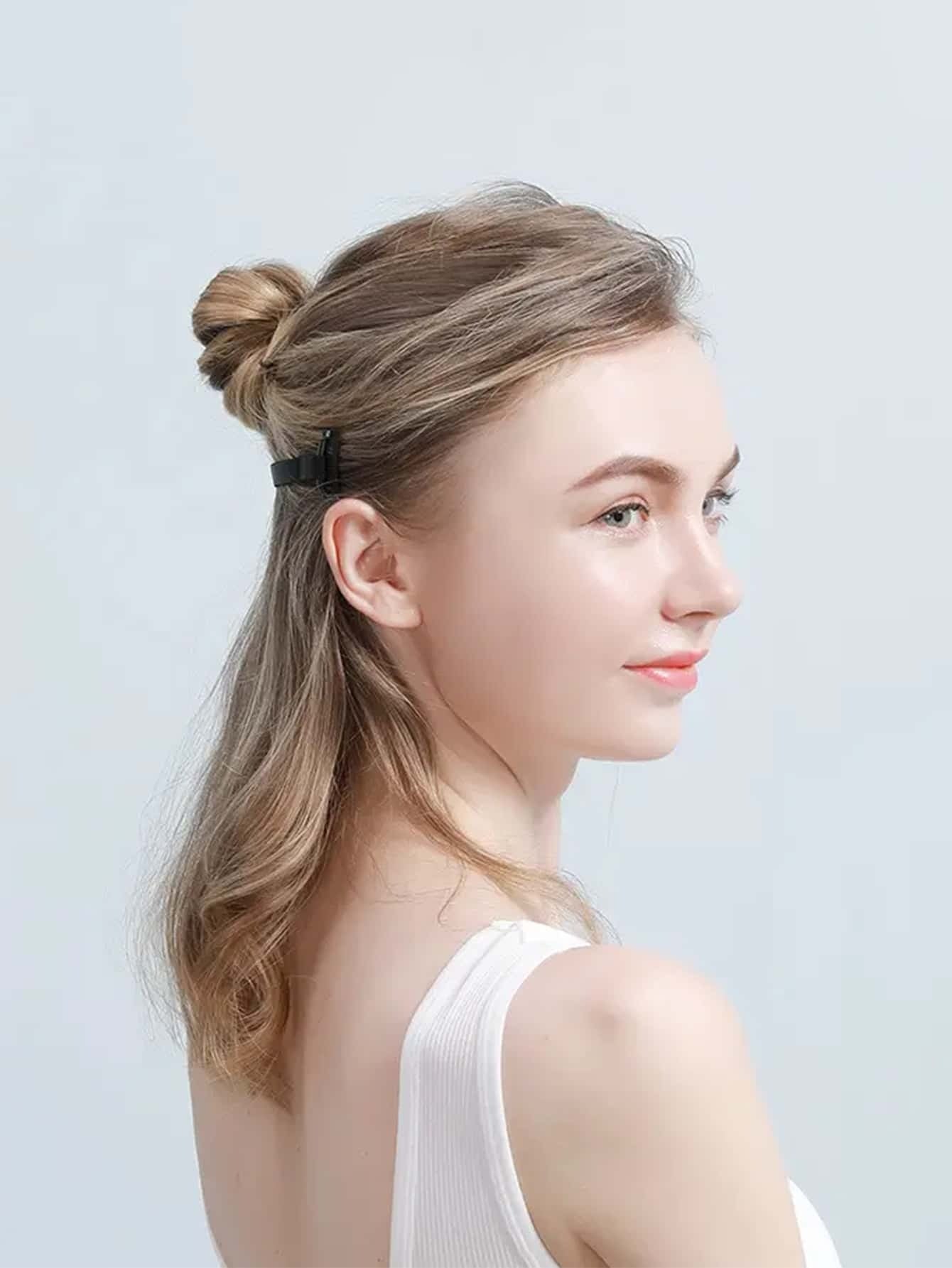 SHEIN حزام شد الوجه الفوري مع دبوس شعر لإزالة التجاعيد