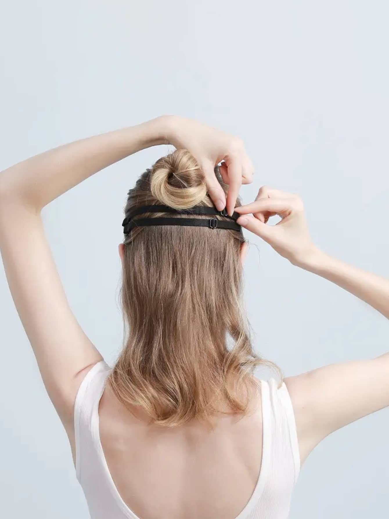 SHEIN حزام شد الوجه الفوري مع دبوس شعر لإزالة التجاعيد