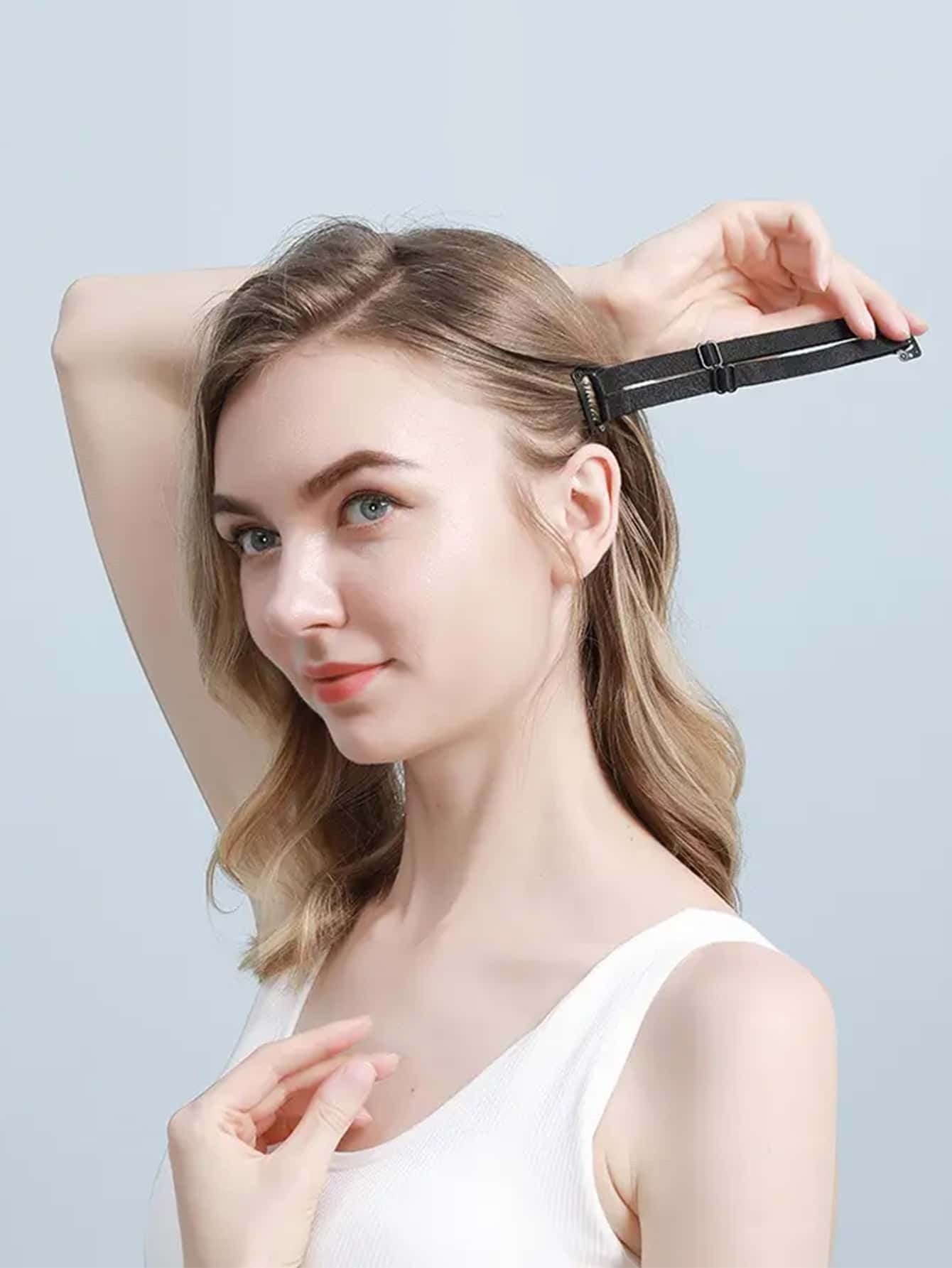 SHEIN حزام شد الوجه الفوري مع دبوس شعر لإزالة التجاعيد