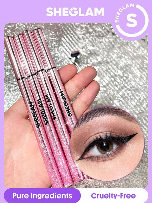 SHEGLAM Rosé Line Divine  كحل سائل لون أسود