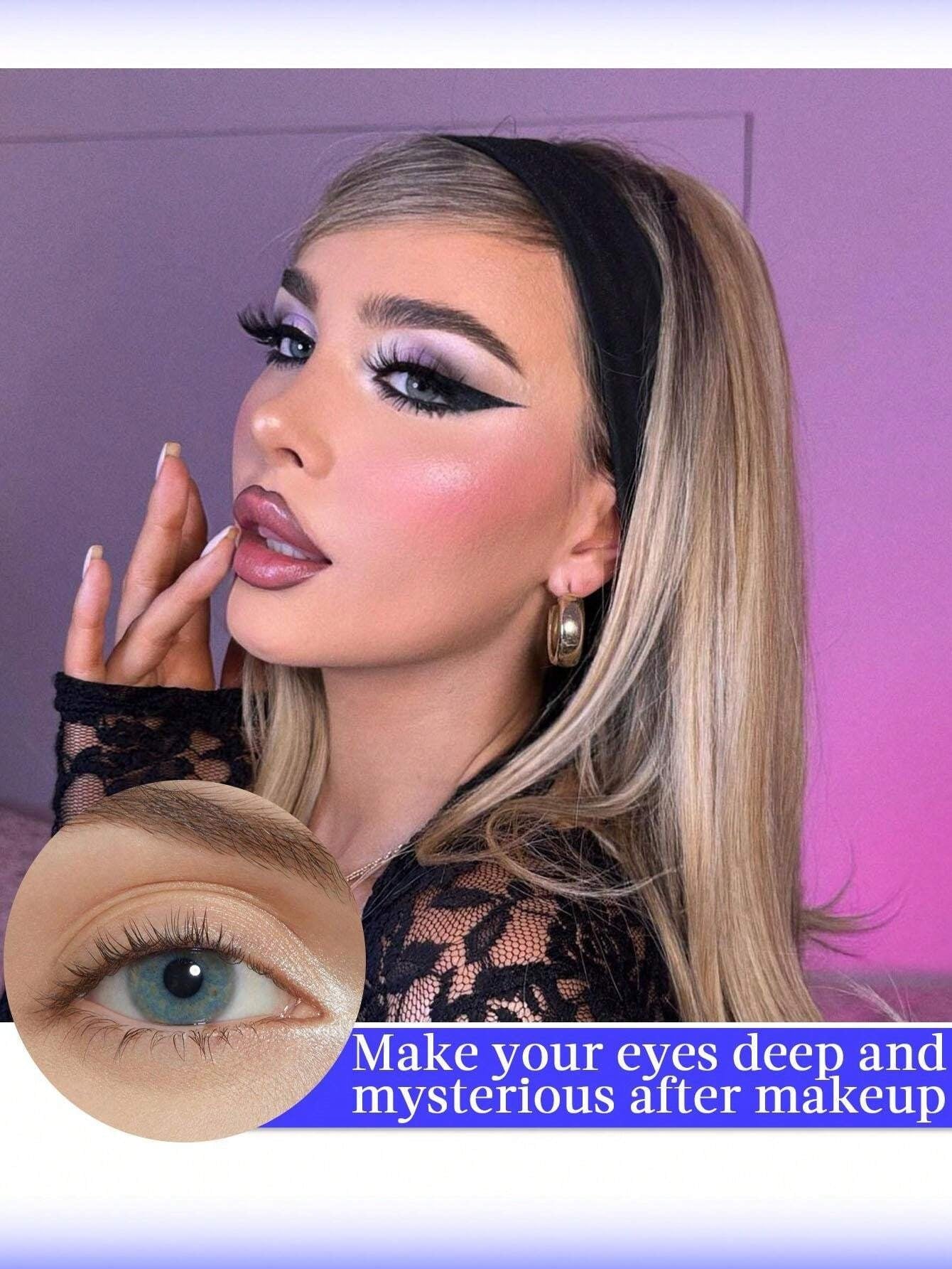 SHEIN زوج رموش مغناطيسية مع مشبك مغناطيسي