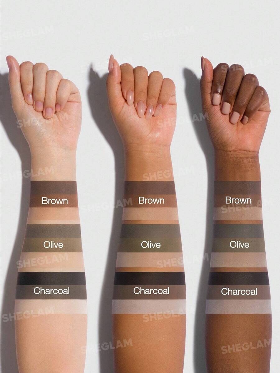 SHEGLAM Puff Charcoal علبة ظلال حواجب