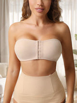 SHEIN حمالة صدر بلا أحزمة لون مشمشي