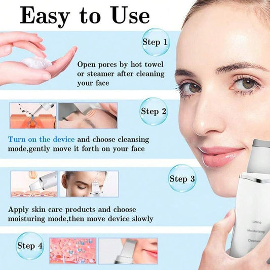 SHEIN جهاز تجميلي مخصص لتنظيف البشرة بعمق لون أبيض
