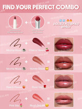 SHEGLAM Bold Booster Blush Drizzle ملمع شفاه بلون وردي