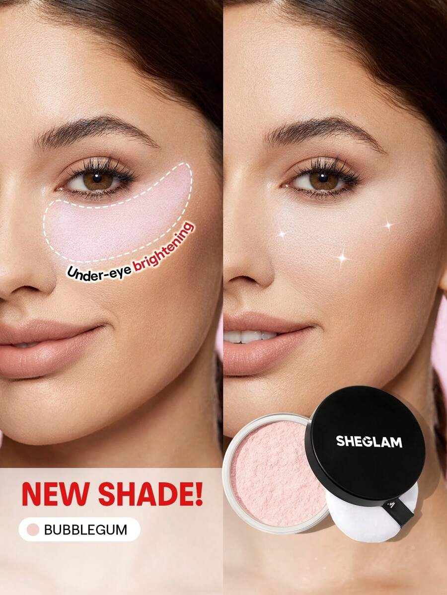 SHEGLAM Baked Glow بودرة مثبتة بلمعة ناعمة