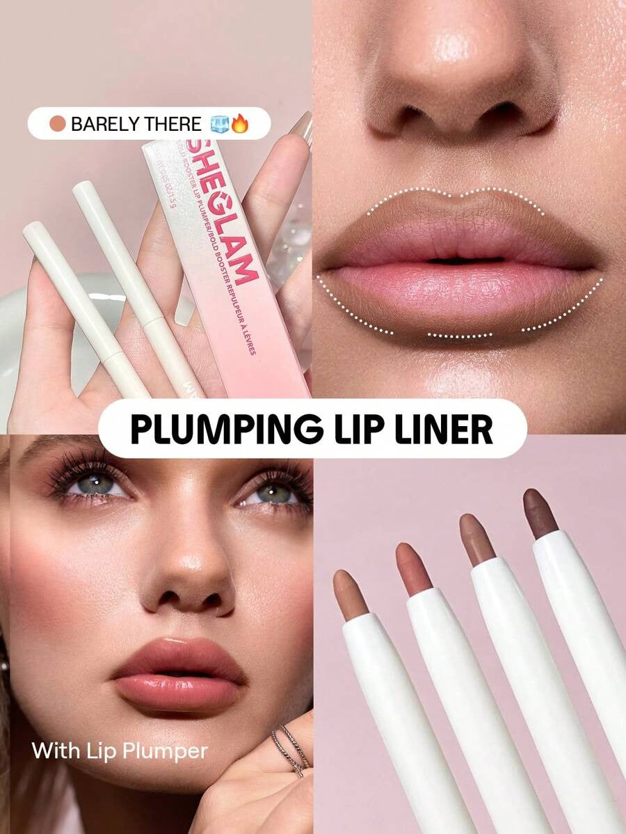 SHEGLAM Bold Booster Barely There  قلم تحديد شفاه بلون