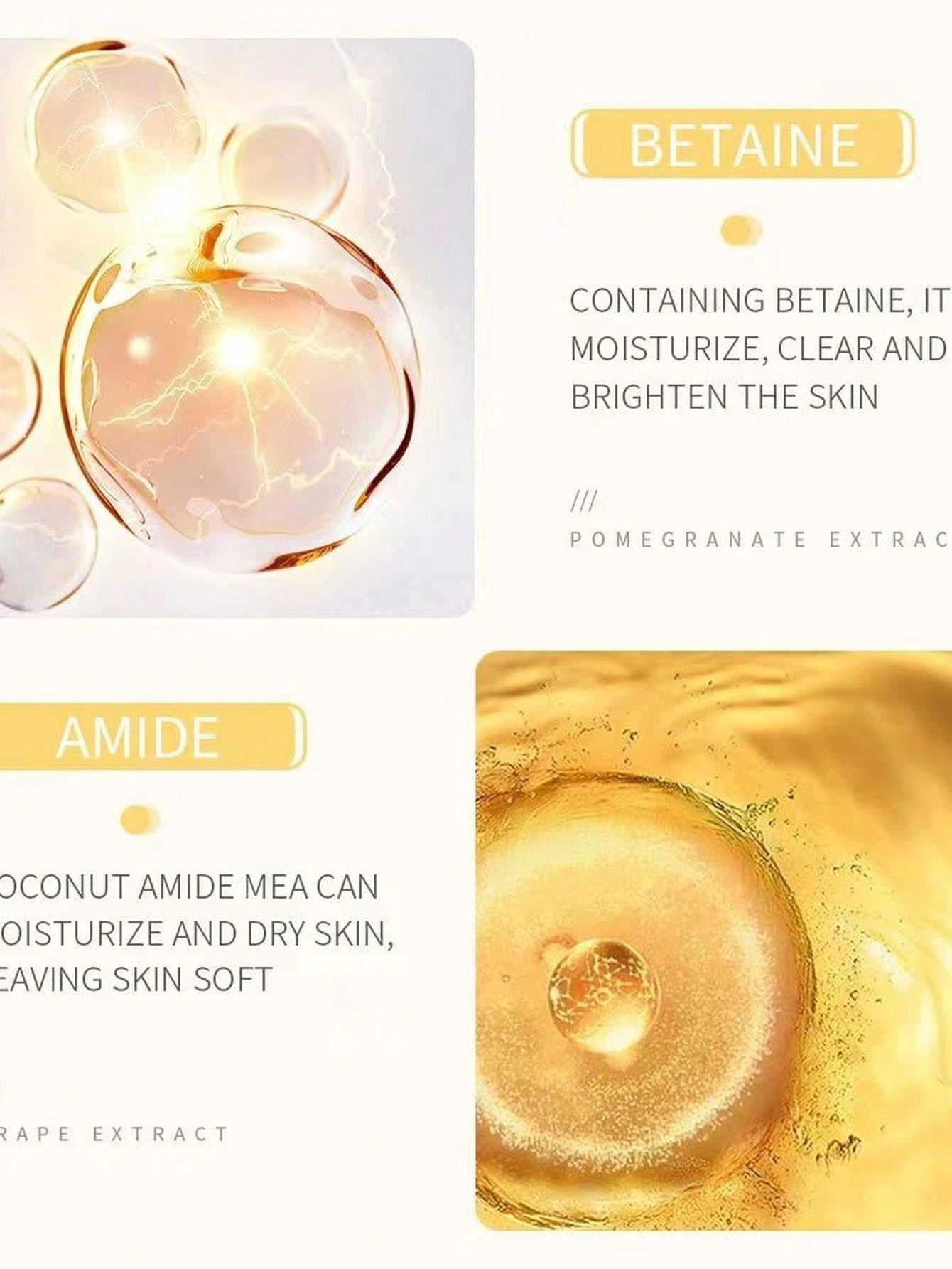 SHEIN منظف وجه كوري بقوام أصلي