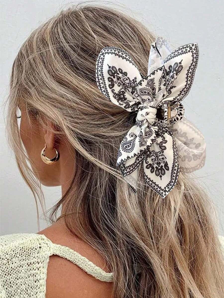 SHEIN مشبك شعر بشكل فراشة الكاجو