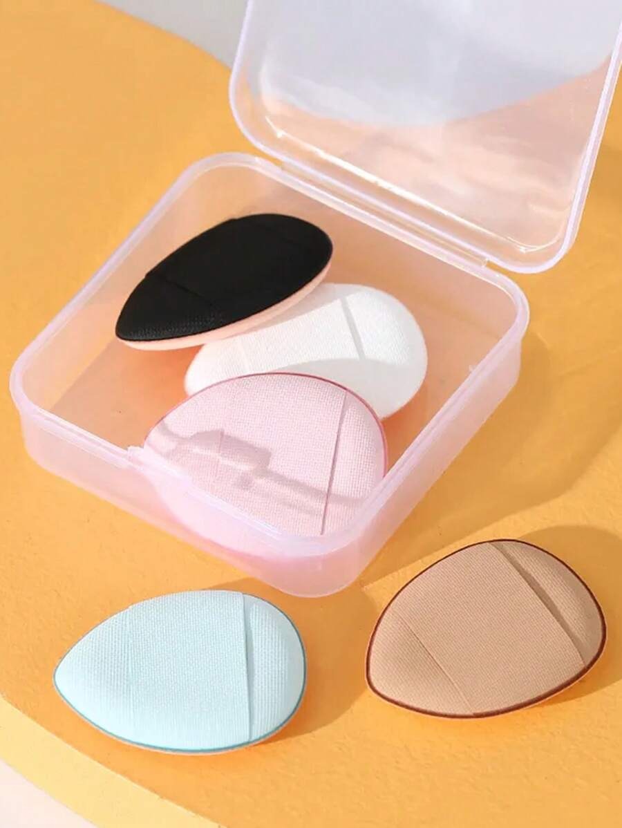 SHEIN HMQ Beauty  طقم 5 إسفنجات مكياج صغيرة
