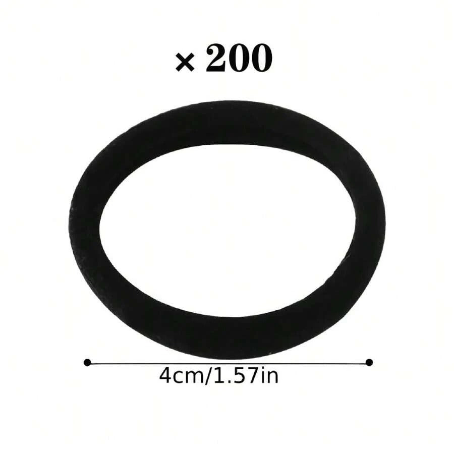 SHEIN ربطة شعر سوداء عالية المرونة