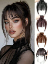 SHEIN مشابك شعر جبهة اصطناعية ثلاثية الأبعاد 8 بوصة