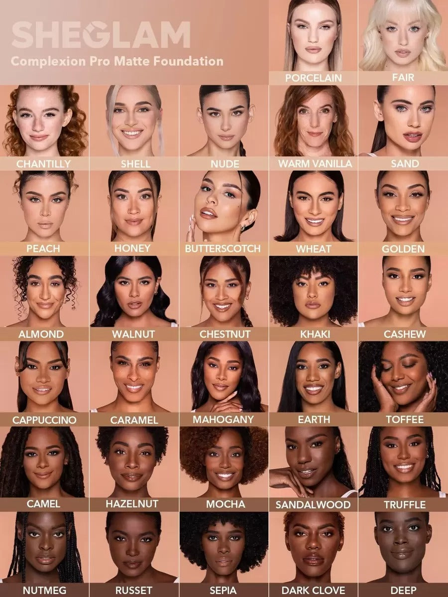 SHEIN Complexion Pro كريم أساس مطفي اللون القرنفلي