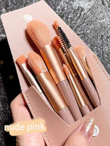 SHEIN مجموعة فرش مكياج محمولة 8 قطع ناعمة