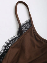 SHEIN Sweetra جمبسوت نسائي من الدانتيل