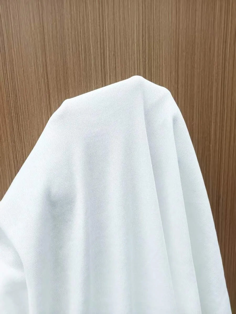 SHEIN GlowEve  بلوزة محبوكة ودانتيل متباين