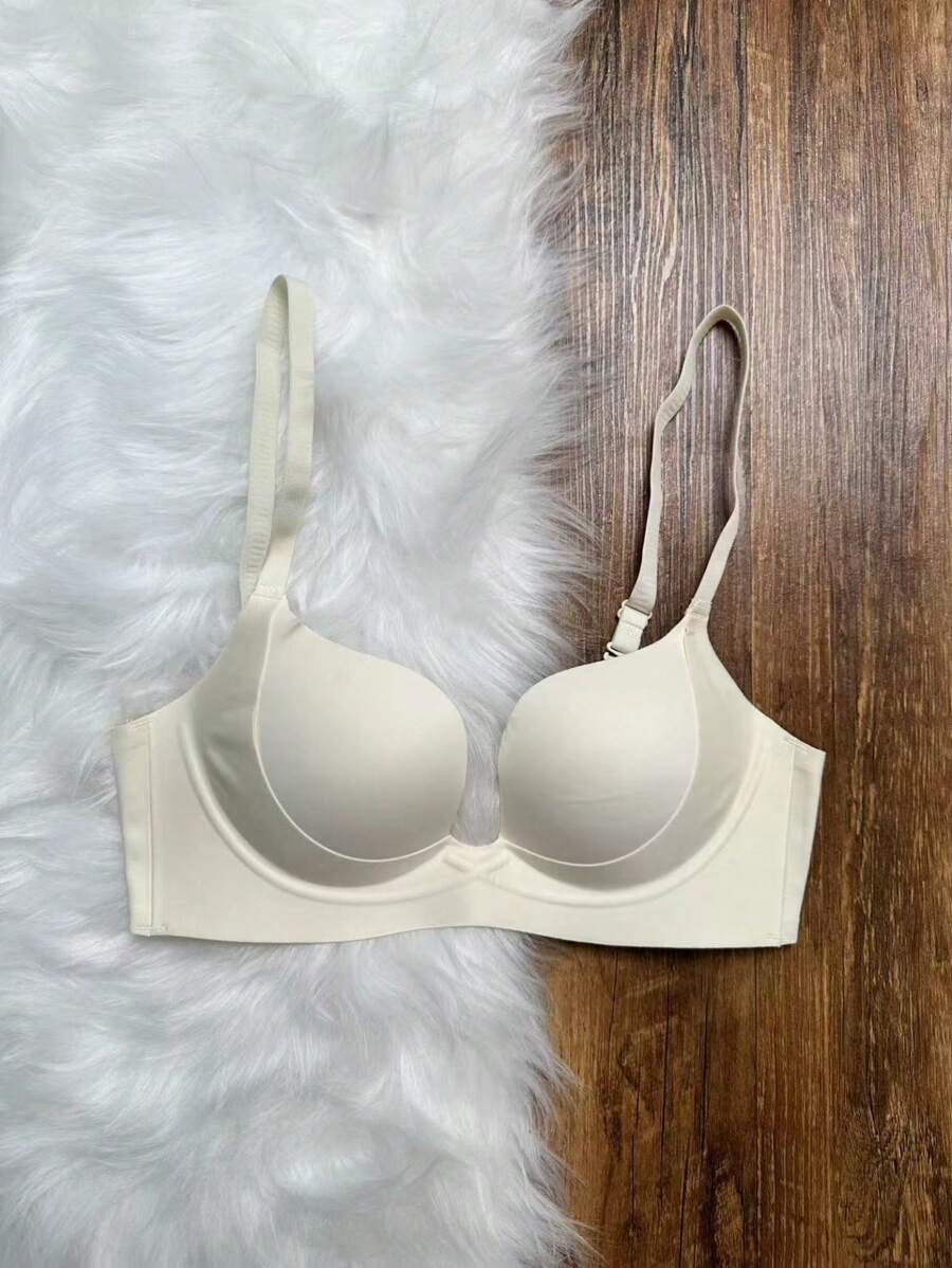 SHEIN حمالة صدر قطعة واحدة بلون أبيض