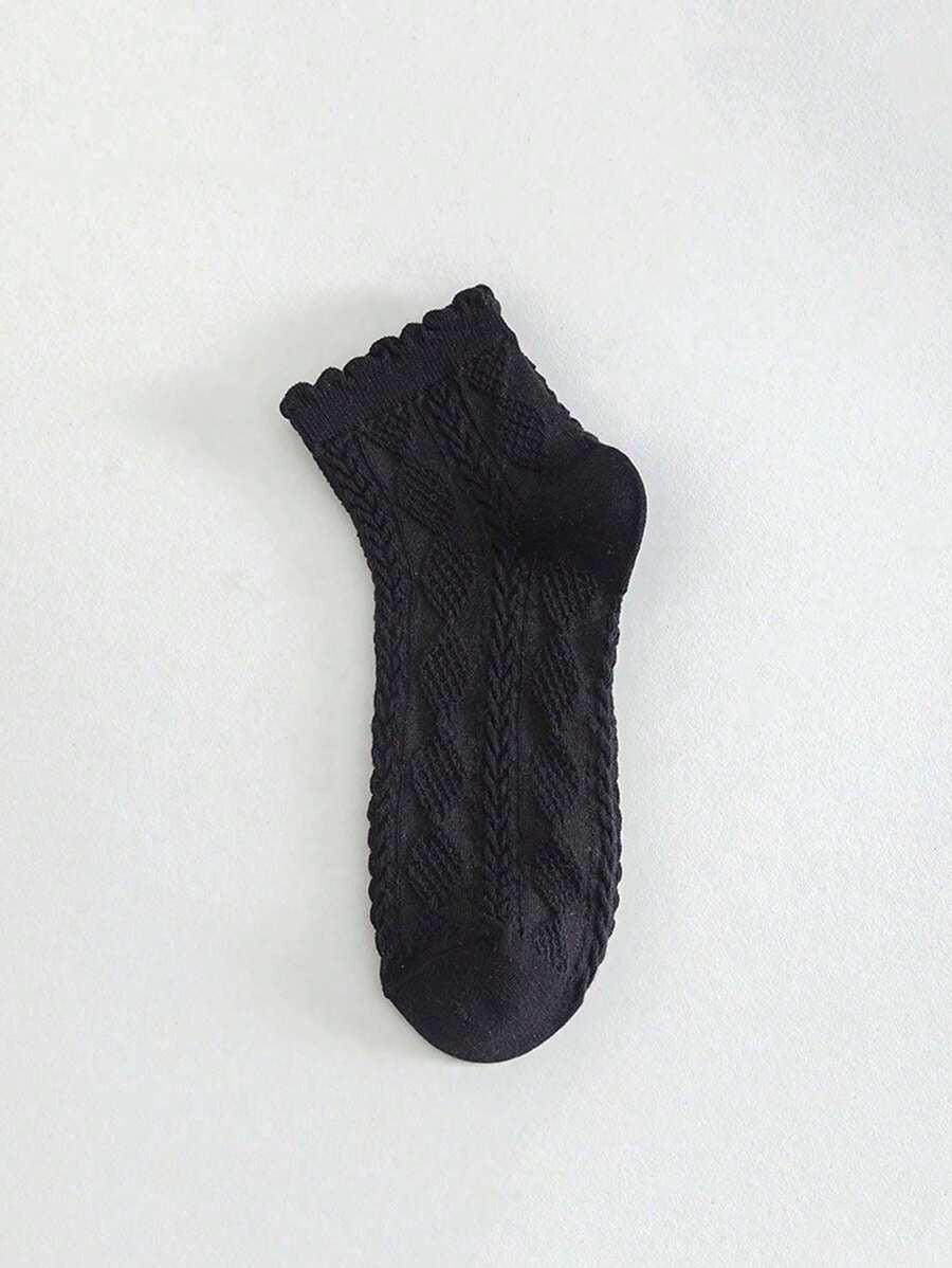 SHEIN  جوارب كاحل دانتيل نسائية خفيفة
