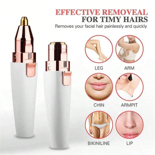SHEIN أداة أنيقة وسهلة الاستخدام لإزالة شعر الوجه بلون أبيض