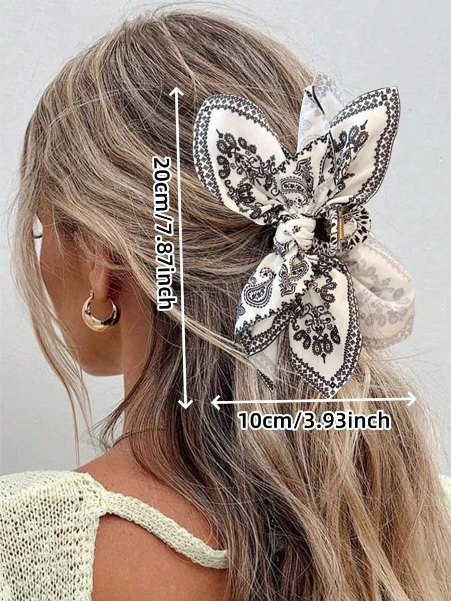 SHEIN مشبك شعر بشكل فراشة الكاجو